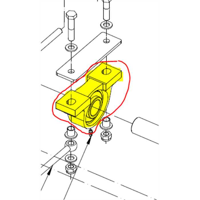 Roulement avec palier sortie de cardan ELIET Major pto BL782103507, BL782103507, UCP207