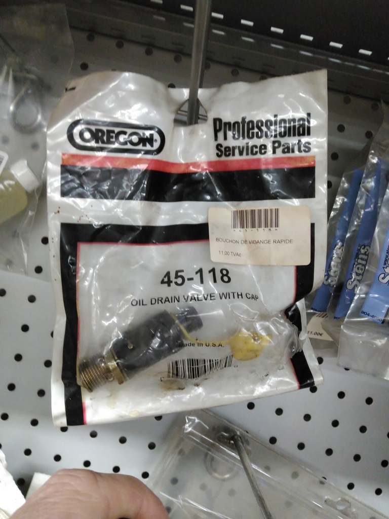 Bouchon de vidange rapide, 45-118, BS45118, 032488451180