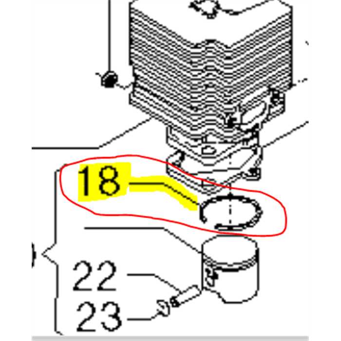 [AL3123170] Segment HONDA UMT20, 3123170, AL3123170