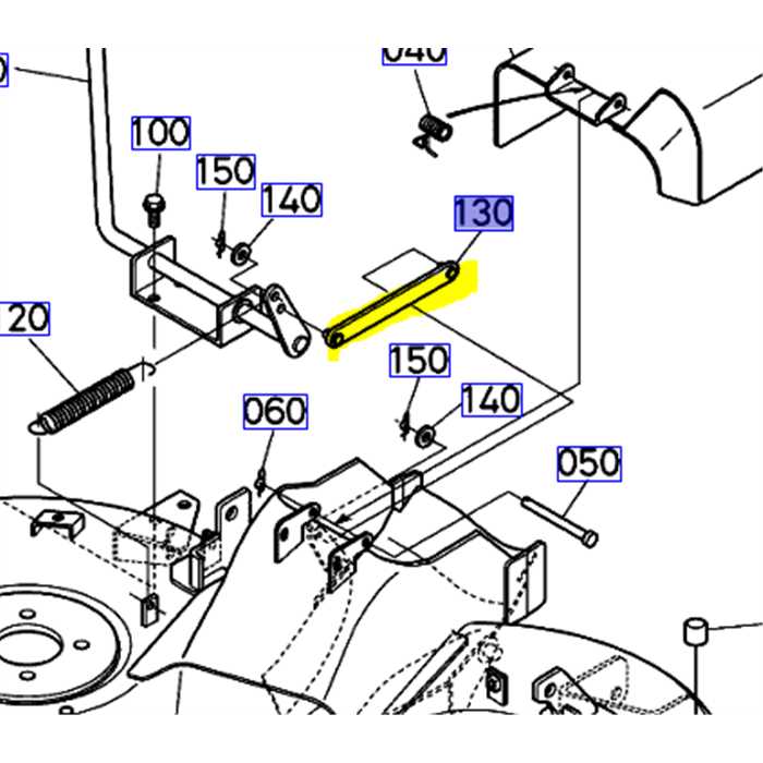 Tringle de secoueur KUBOTA GR1600, K5254-71283