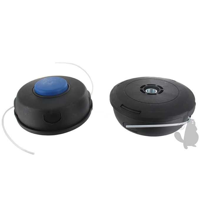 [160-2145] Tête complète double fil adaptable pour machines HUSQVARNA modèles T-45. Diamètre 145mm. Adaptateur, 1602145, 160-2145