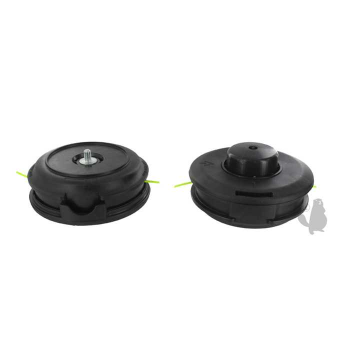 [160-2875] Tête fil nylon TAP-N-GO TECOMEC diamètre: 130mm. Livrée avec du fil rond diamètre: 2 4mm et adaptate, 1602875, 160-2875