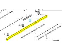Tube de débroussailleuse HONDA UMK425 nouveau modèle, 40230VL1631, 40230-VL1-631