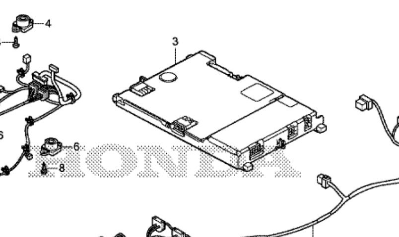 [34750-VP7-C29] Carte mère tondeuse robot HONDA Miimo 310, 34750-VP7-C22, 34750-VP7-C27, 34750-VP7-C28, 34750-VP7-C29, 34750-VP7-C26