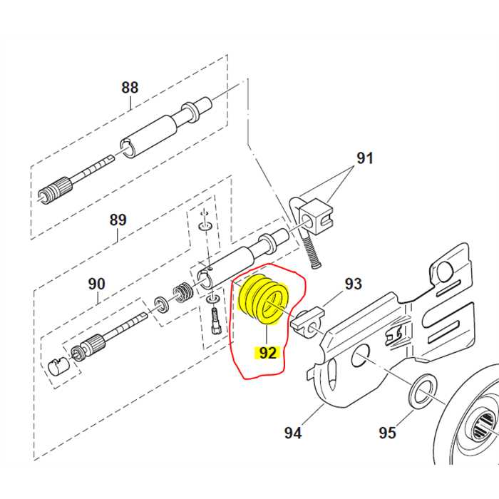 [021.245.040] Vis sans fin pompe a huile Dolmar - Makita, 021245040, 021.245.040, 4002829008591