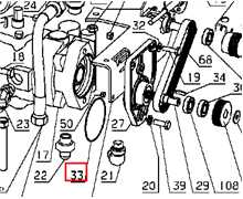 Bourrage pompe hydraulique ETESIA H124D 3 1/4&quot;