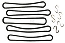 Élastiques en caoutchouc 225mm (5x), 4546-300, 4546300