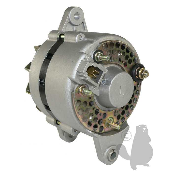 [230-9675] Alternateur adaptable KUBOTA 12V 40A type DENSO. Montage 3 points. Terminal B+ et connecteur 3 bro, 2309675, 230-9675