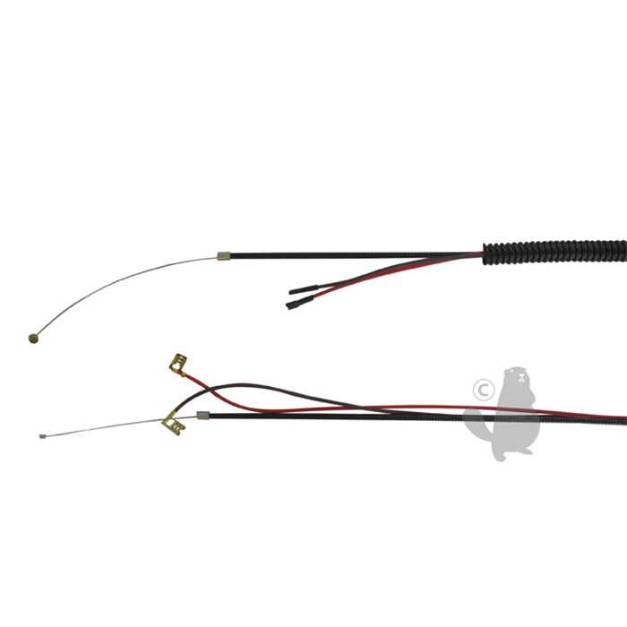 [4140-180-1104] Cà¢ble daccélération adaptable pour débroussailleuse STIHL FS55. Remplace origine: 4140-180-1104 Lon, 6307859, 630-7859