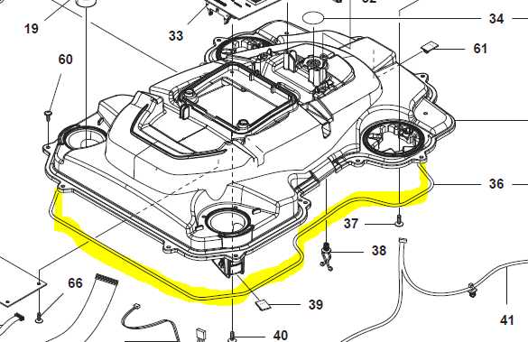 [5748747-05] Joint châssis  Husqvarna 330x-430x 1x