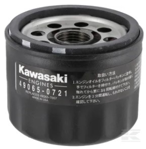 [49065-0721] Filtre a huile KAWASAKI FS481V - MKHE3 - MKHP3, 49065-7007, 490657007, 490650721, 118551042/0, 1185510420  4300408