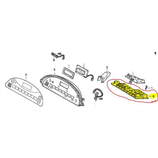 [80405-VK1-003] Carte électronique HONDA HF2315s - HF2415s, 80405VK1003, 80405-VK1-003