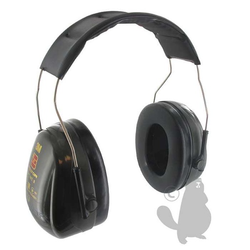 [910-2404] Casque anti-bruit 3MTMPeltorTMmodèle OptimeTMII vert type serre-tête 31dB 216g., 9102404, 910-2404