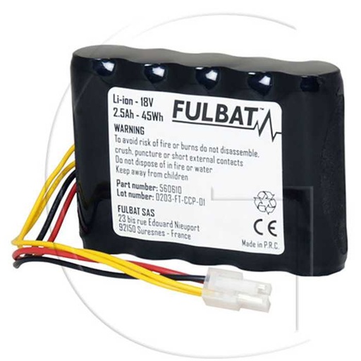 [584 82 28-02 GARDEN] Batterie - Pour la tondeuse automatique HUSQVARNA / Mod. : Automower 310 315 / Orig. : 584 82 28-02, 0114-00610