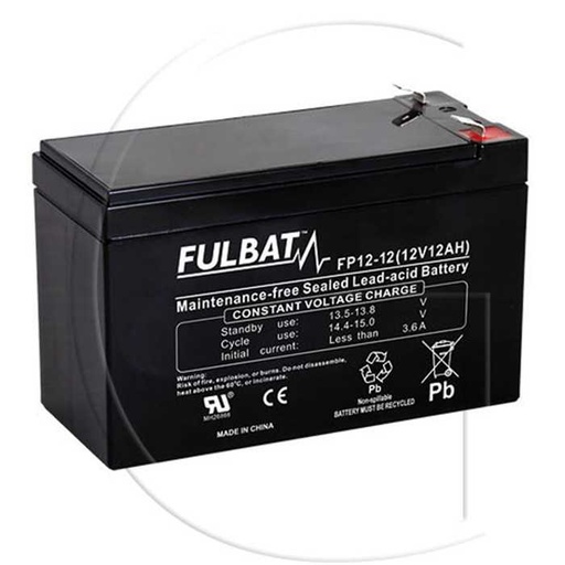 [0114-01212] Batterie sans entretien FULBAT / Mod. : FP12-12, 0114-01212