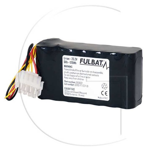 [440530, 441188] Batterie - Pour la tondeuse automatique AL-KO / Mod. : Robolinho 3000 4000 116 82.8 / Orig. : 440, 0114-00602