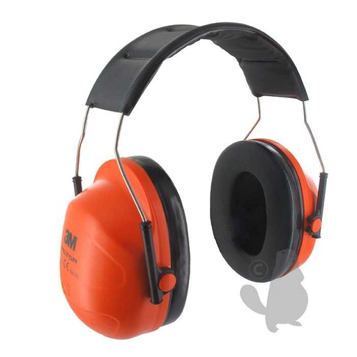 [910-2401] Casque anti-bruit 3MTMPeltorTMmodèle H31 orange type serre-tête 27dB 192g., 9102401, 910-2401
