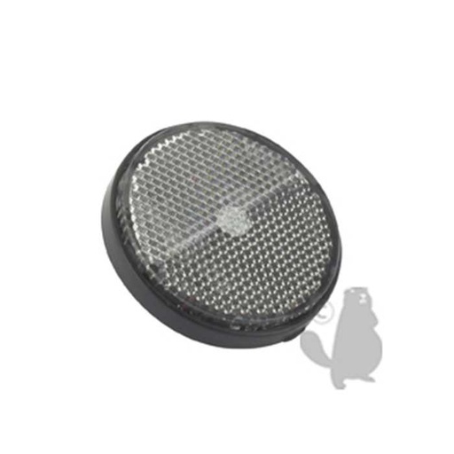 [280-1864] Catadioptre WHITE adaptable - diam : 60mm livrée avec vis, 2801864, 280-1864