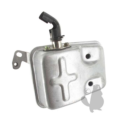 [KM01036AA.] Echappement adaptable MITSUBISHI pour TL43. Remplace origine KM01036AA., 5509652, 550-9652