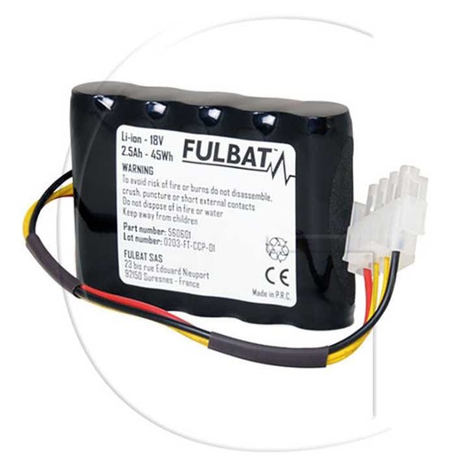 [440454, 441154, 442] Batterie - Pour la tondeuse automatique AL-KO / Mod. : Robolinho 100 110 41.6 / Orig. : 440454 44, 0114-00601