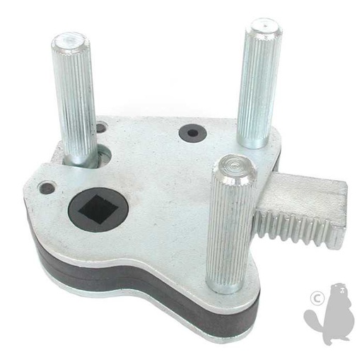 [920-6968] Clé à  Filtre FACOM autoréglable à  doigts diam : maxi 120mm carré de 3/8 9 52., 9206968, 920-6968