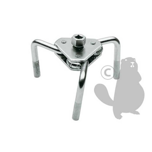 [920-8476] Clé à  Filtre GEDORE autoserrante à  doigts carré de 3/8. diam : de 60 à  120mm., 9208476, 920-8476