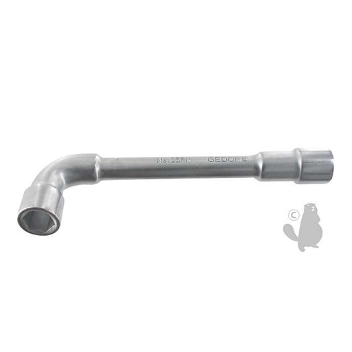 [920-8393] Clé à  pipe 15mm 6 pans x 6 pans débouchées, 9208393, 920-8393