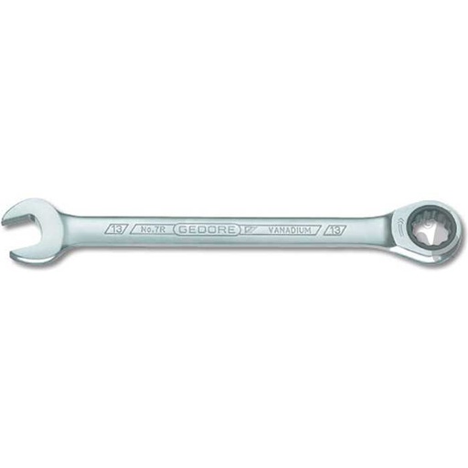 [920-8380] Clé double à  fourche et polygonale à  cliquet: 18mm, 9208380, 920-8380