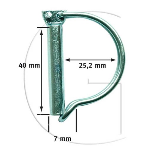 [2831-7206Y] QUICK PIN / GOUPILLES HONDA, 2831-7206Y
