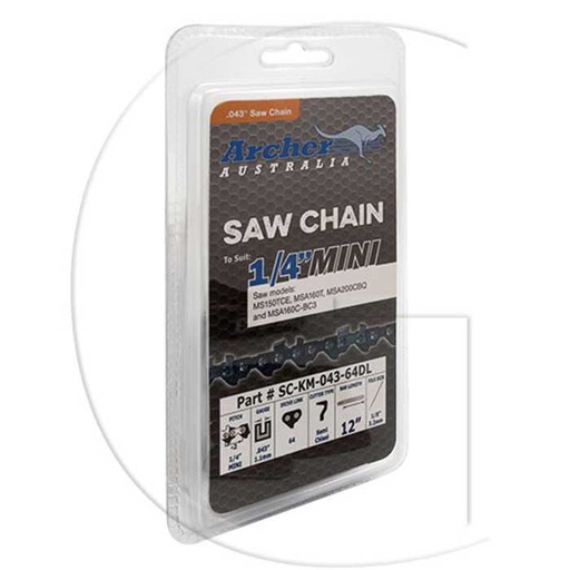 [SC-KM-043-48DL] Chaîne tronçonneuse - SEMI-CHISEL, SC-KM-043-48DL
