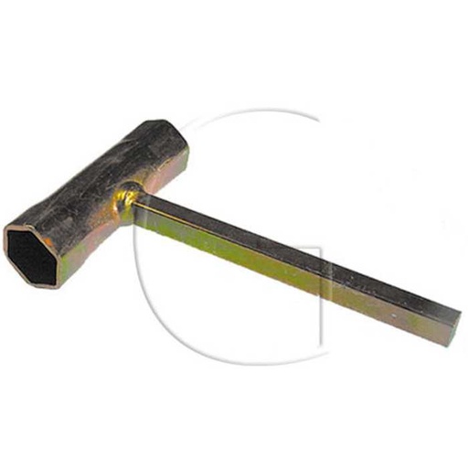 [3457-04076] CLÉ À BOUGIE et BOUCHON DE VIDANGE TECOMEC, 3457-04076