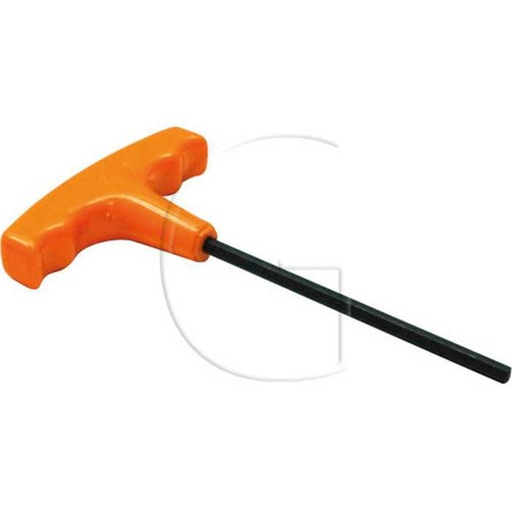 [3097-TJ080] clé coudée 6 pans avec poignée en T , 3097-TJ080