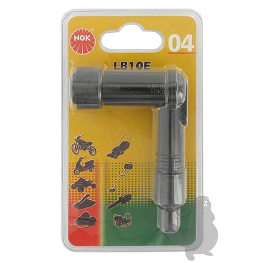 [F9LB10E] Connecteur de bougie / antiparasite NGK sous blister LB10E., F9LB10E, F9L-B10E