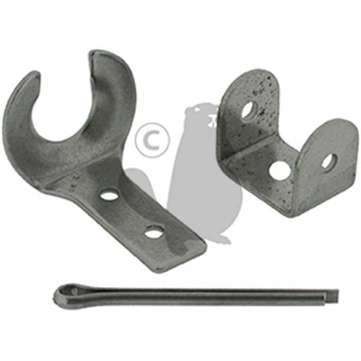 [691-1402] Arrêt dattache adaptable en métal sutilise nos références: 6911398 6911399 6911400 6911403, 6911402, 691-1402