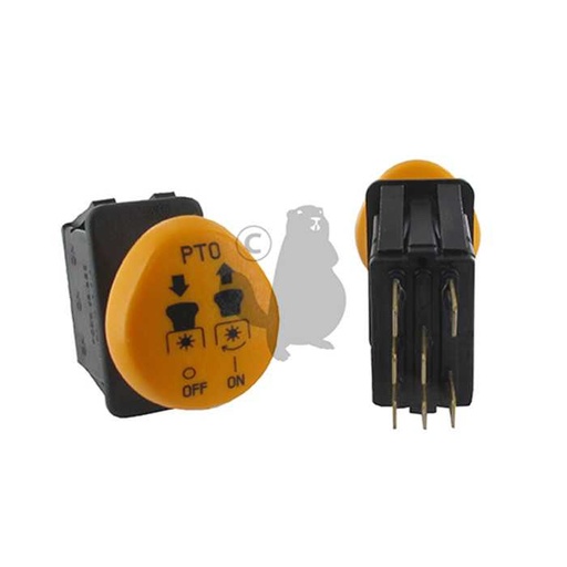 [725-04175] Contacteur dâembrayage de lame 2 positions 6 bornes DELTA 6204-343 adaptable pour MTD - WOLF. Rem, 2309722, 1002111., 230-9722