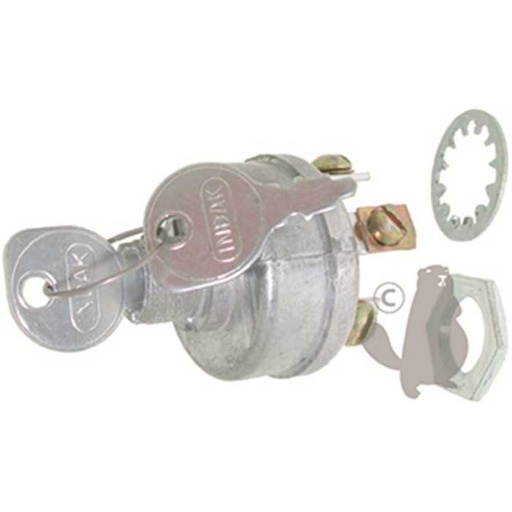 [1-1155] Contacteur à  clé 3 positions 3 bornes adaptables sur SNAPPER pour autoportées de 1973 à  1987. Remp, 2305959, 230-5959