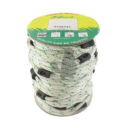 [510-9343] Rouleau de 28 cordes de lanceur avec insert adaptable pour STIHL modèle TS400 - Longueur corde: 90cm, 5109343, 510-9343