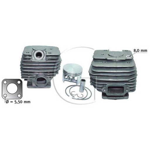 [11190201201, 111903] Cylindre STIHL / Mod. : 038 SUPER / Orig. : 11190201201 11190302001, 3043-48201