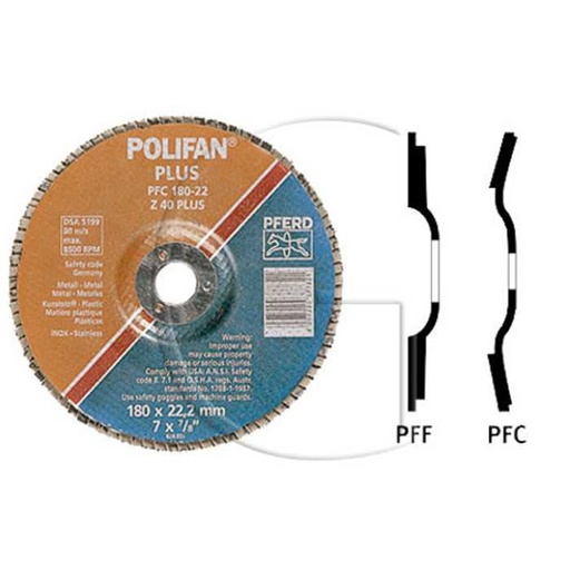 [67764125] Disques à surfacer pour acier - inox PFERD, 67764125