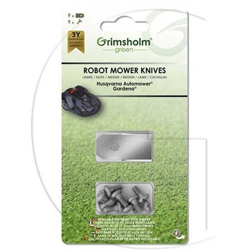[2501-GR591] Lames pour tondeuse automatique, 2501-GR591