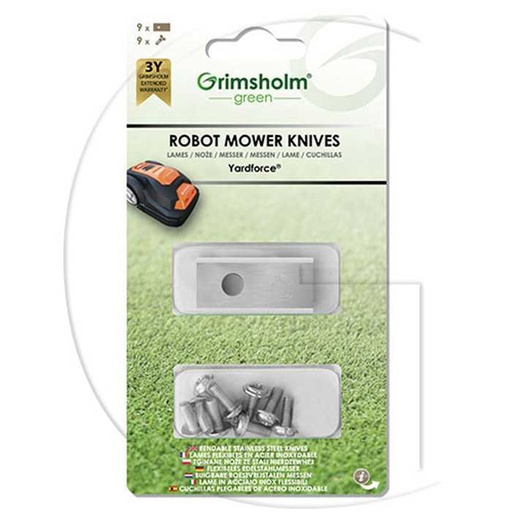 [2501-GR315] Lames pour tondeuse automatique YARD FORCE, 2501-GR315