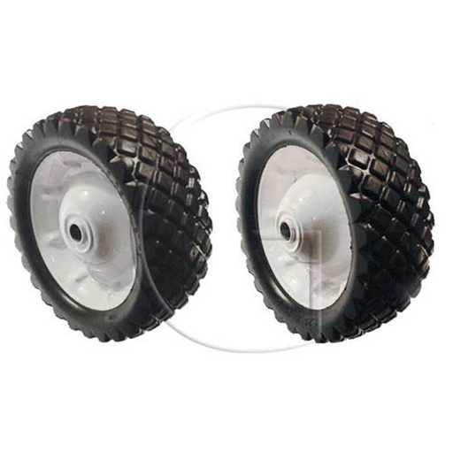 [0130-00288] Roue en métal sur roulement , 0130-00288