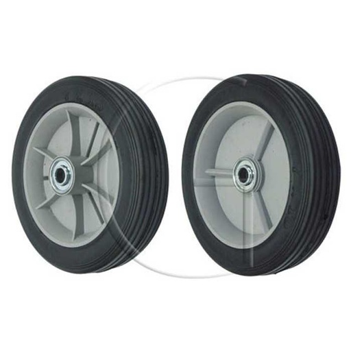 [2830-05921] Roue en plastique sur roulement , 2830-05921