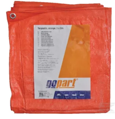 [T2300200GP] Bâche orange 3 x 2 m, T2300200GP