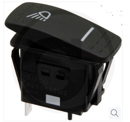 [50750050] Interrupteur à bascule feu de travail avant, 3715188M1, 4290435M1