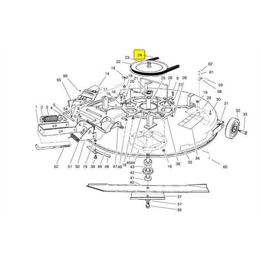 [92-0875] Courroie TORO 12.5 x 1440 li la-57, FGP421037, 92-0875, LA57, 920875