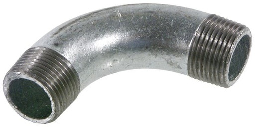[FG3114] Coude 90° mâle/mâle zingué 1 1/4"
