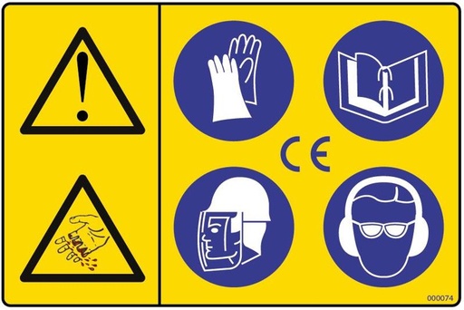 [000074] autocollant, , B24-100, LS41, M30058, E10041, E30058, H30058, H50058, M10041, M20058, INT M30058, M40058, M500106, R30058, T30058, T50058, V460-009, B13-90 088, B31-110 105, JB-DECAL-Safe1, 00020059, M25015, W30064, E20058, E15042, M15042, B37-110 105