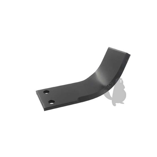[140-4137R] Couteau de fraise droit pour motobineuse adaptable sur STAFOR PILOTE88 - L: 140mm. Type bêche., 1404137R, 140-4137R