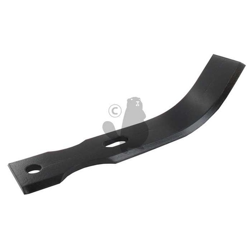 [140-4163] Couteau de fraise universel réversible pour motobineuse - L: 195 mm. Type bineur., 1404163, 140-4163